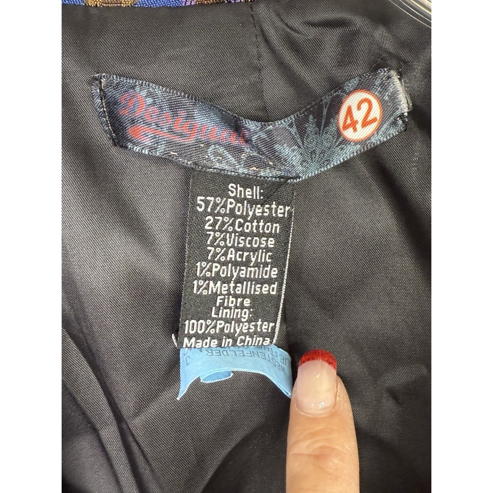 DESIGUAL Multicolor Patchwork Embroidered Jacket … - image 5